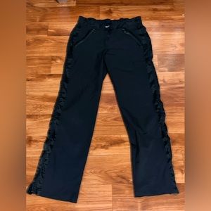 Vintage Nike active track pants stripes on the side size small